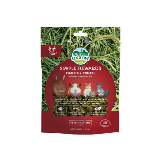 OXBOW SIMPLE REWARDS TIMOTHY TREATS 40G