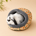 Carrot Plush Hooded Bed