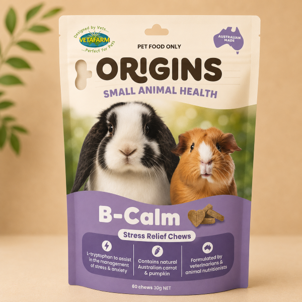 VETAFARM ORIGINS B-CALM CHEWS 60