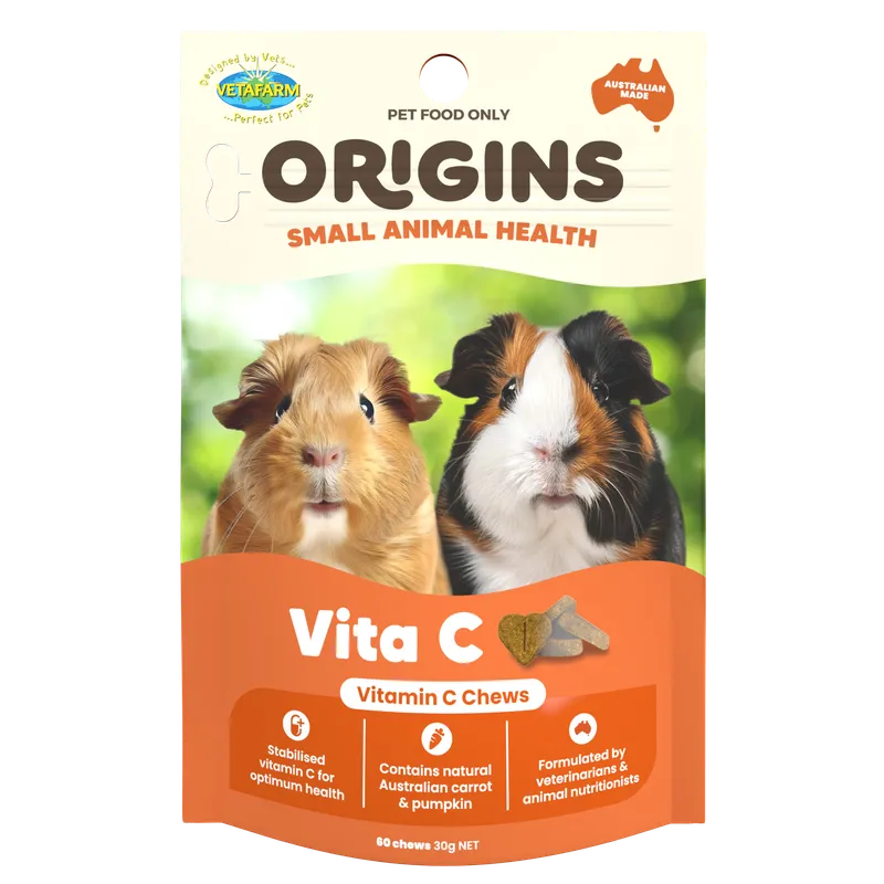 VETAFARM ORIGINS VITA-C CHEWS 60
