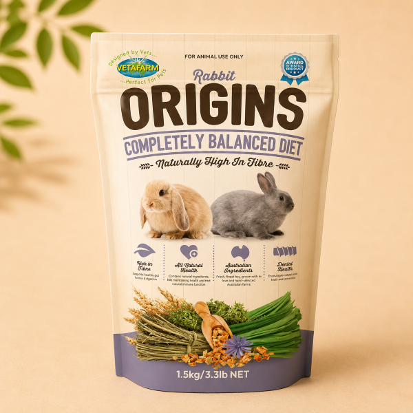 VETAFARM ORIGINS RABBIT DIET 1.5KG