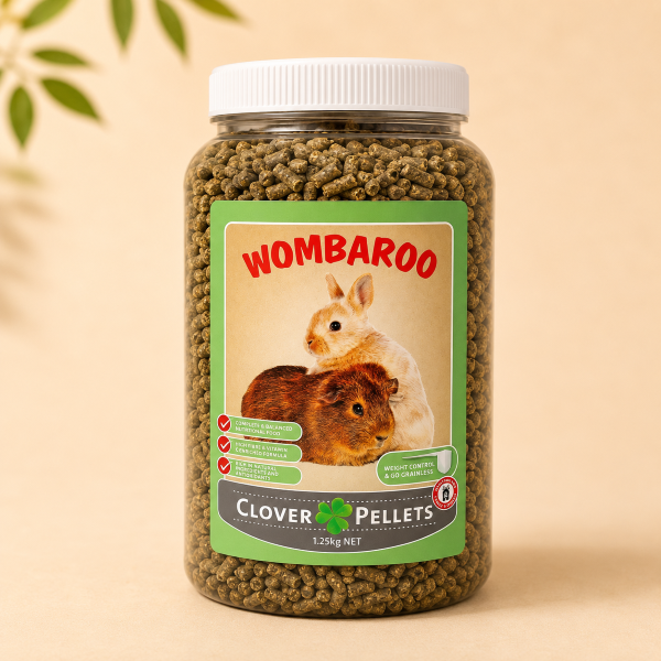 WOMBAROO CLOVER PELLETS 1.25KG